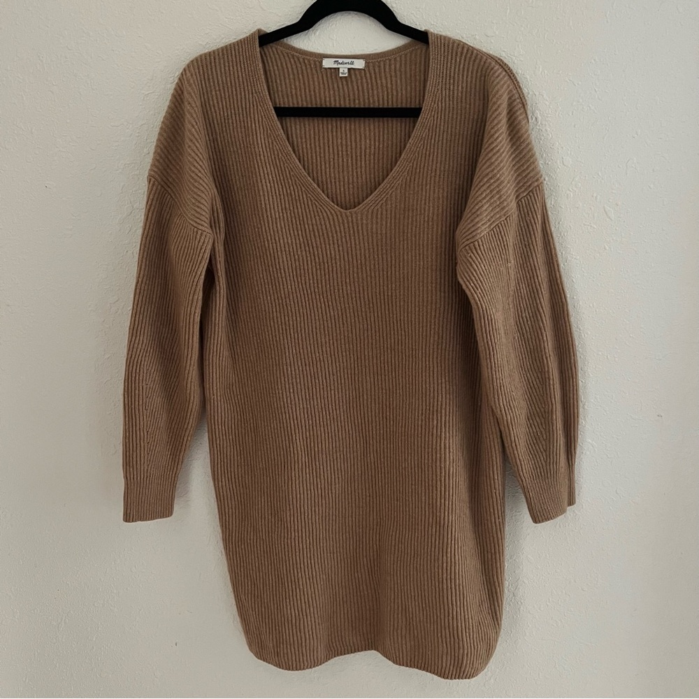 Madewell sweater dress (L)
